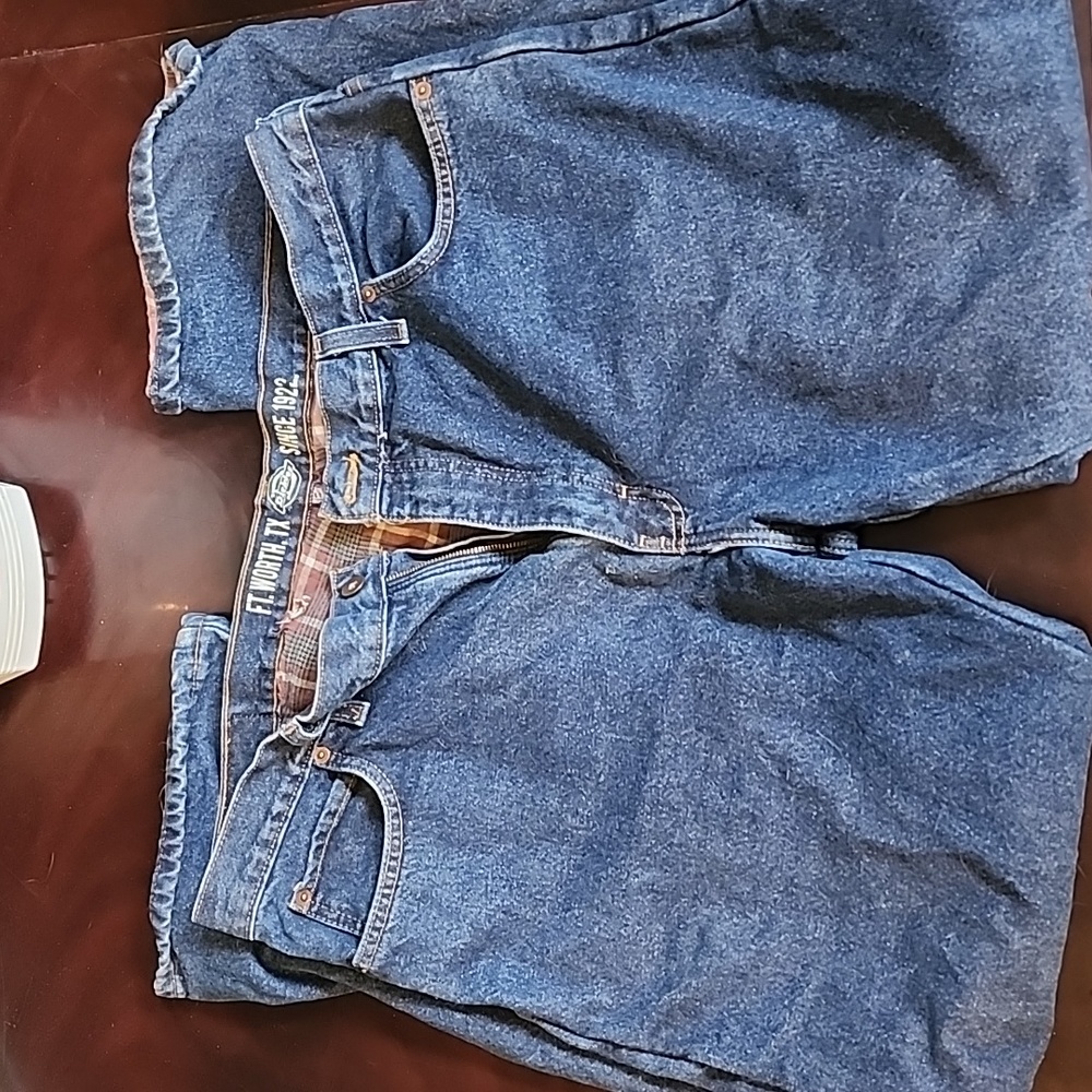 Dickies 36 30 relaxed lined jeans